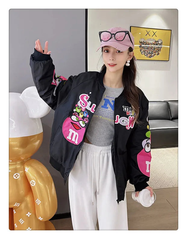 Women's Cross-border Jacket™ Loose Fit Hip Hop Top Jacket