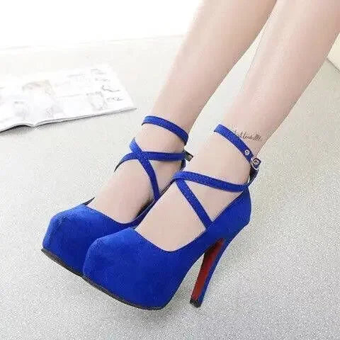 Women's High Heels Sandals™ Summer Classic Ankle Strappy Pumps Platform Heels