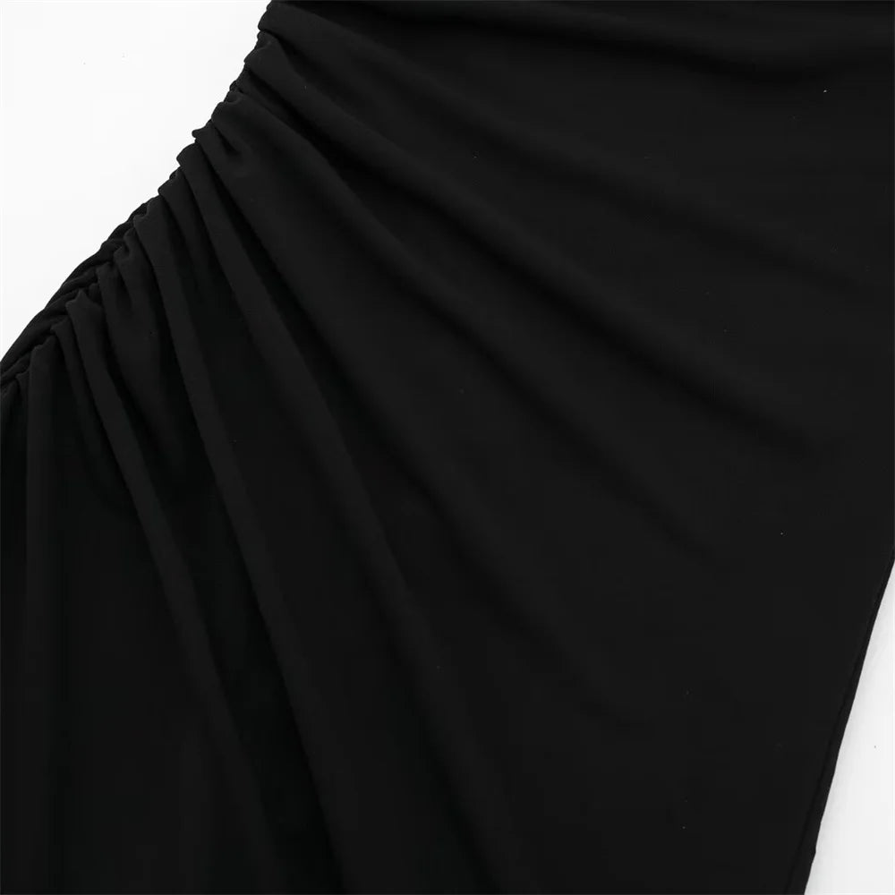 Women Dress™ Spring And Summer Fashionable Pleated Decorative Dress