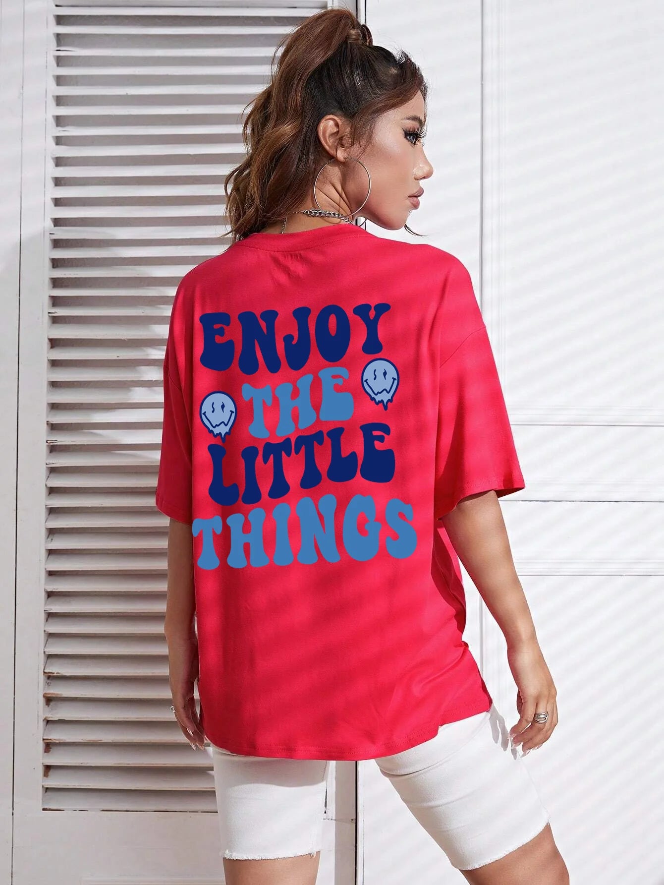 Women's Letter Printed Women T-Shirts™ Loose Oversized Casual Short Sleeves Tees