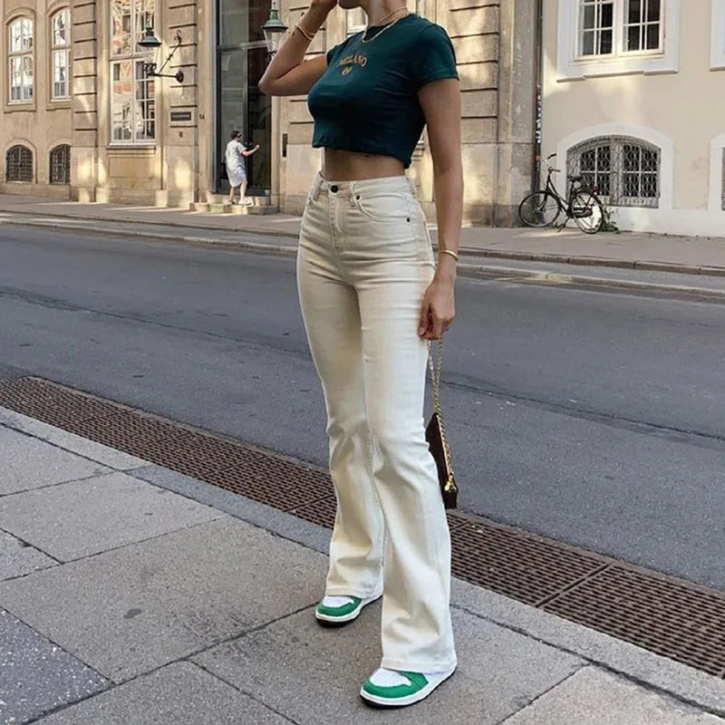 Women's Summer Crop T-shirt™ Short Sleeve O-Neck Cropped Tops