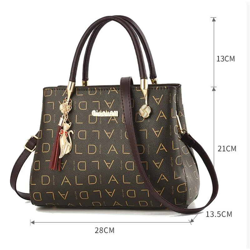 Women's  PU Leather Handbags™  Ladies Luxury Tote Handbag