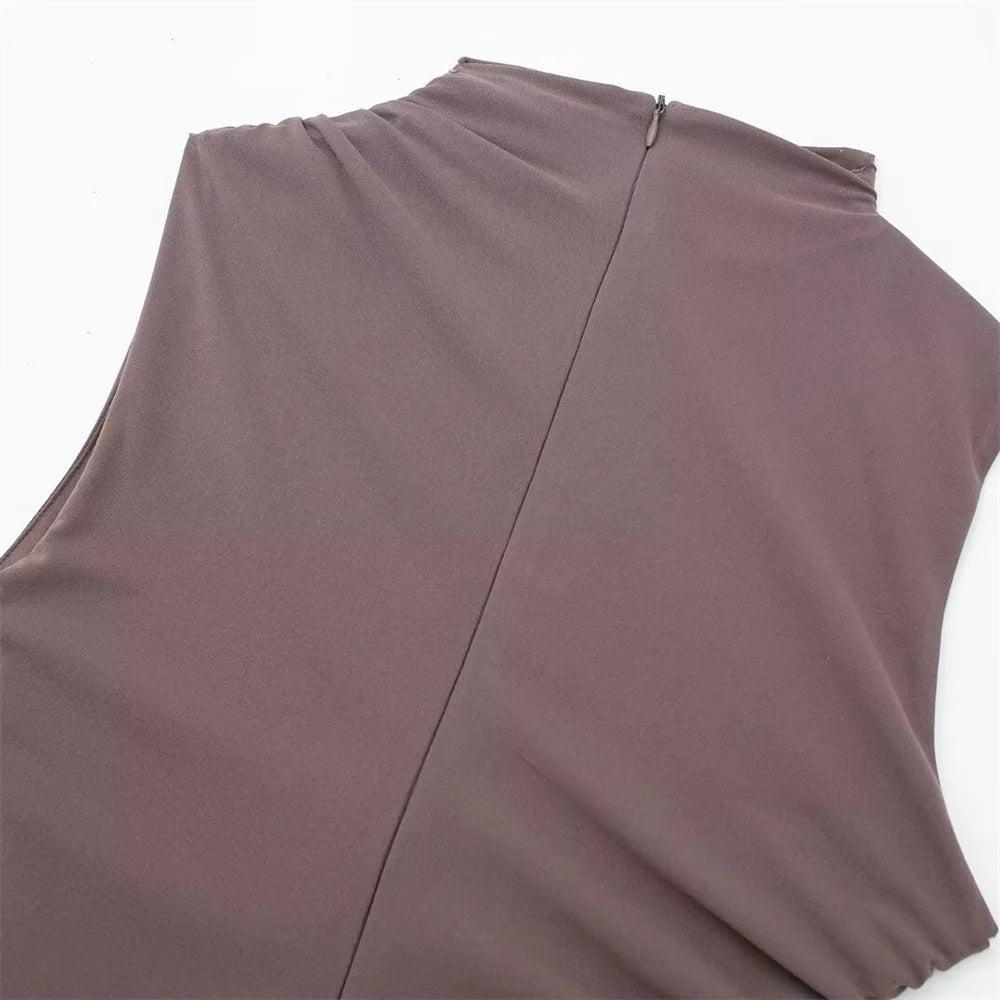 Women Dress™ Spring And Summer Fashionable Pleated Decorative Dress