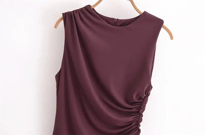 Women Dresses™ Fashion Tight Ruched Mini Dress
