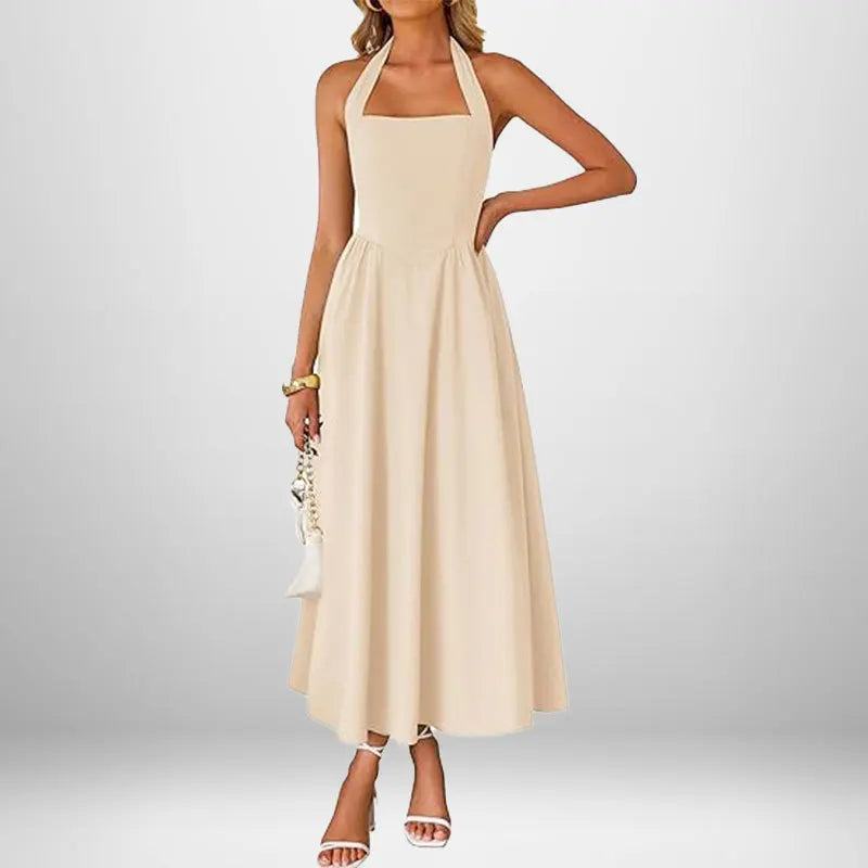 Women's Long Dress™ Square Collar Sleeveless Backless Dress