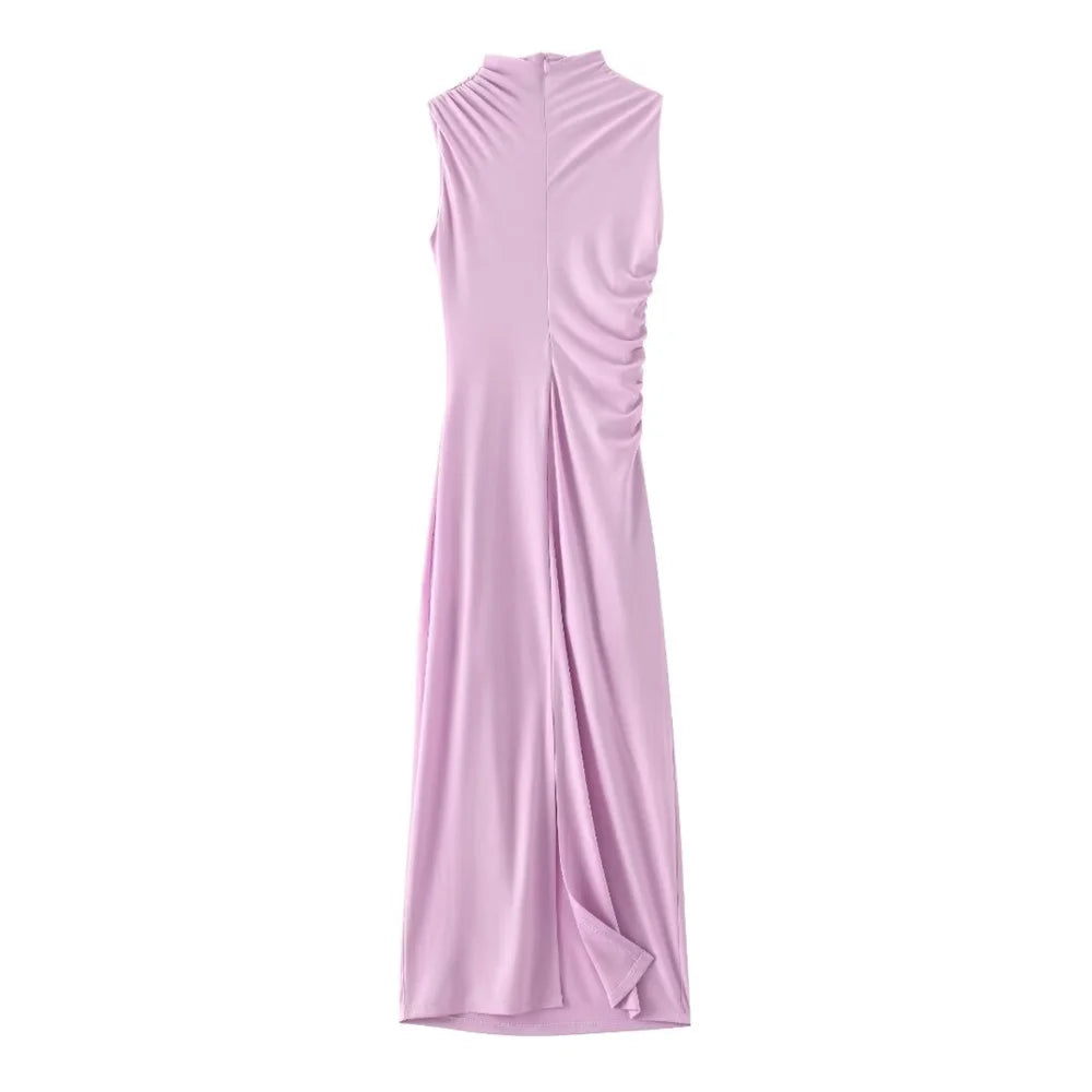Women Dress™ Spring And Summer Fashionable Pleated Decorative Dress