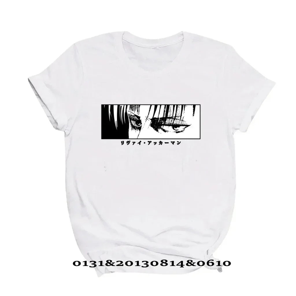 Women's T shirt™ Anime Attack on Titan Printed Cartoon Levi Ackerman Harajuku Tops