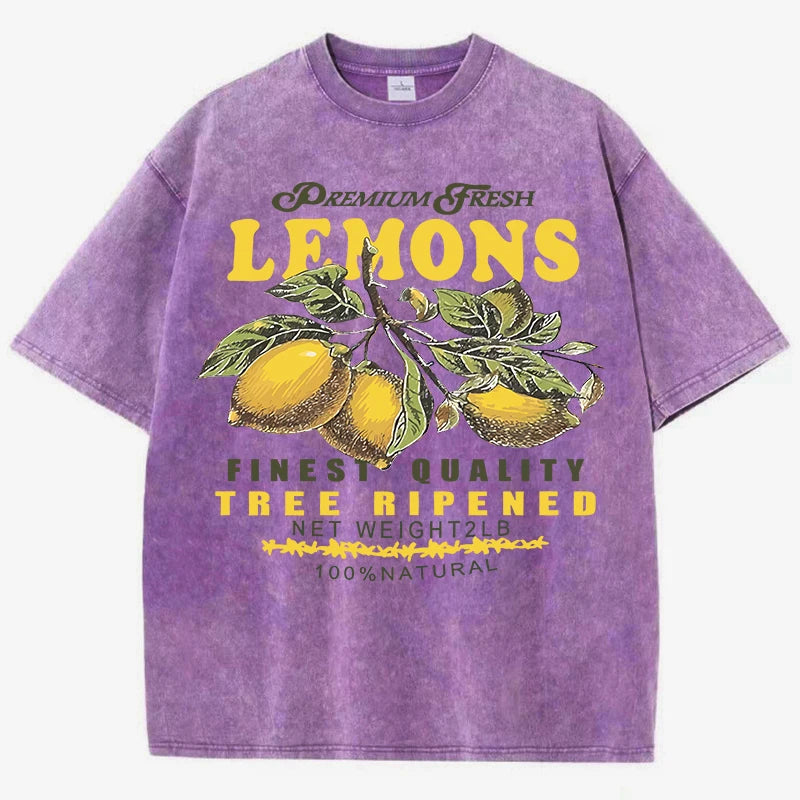 Women's Fruit Print T-Shirts™ Y2K Short Sleeve Loose Cotton Tees