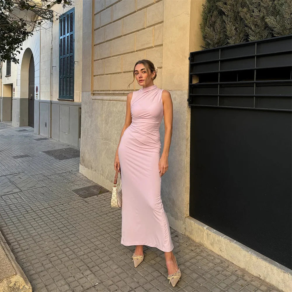 Women Dress™ Spring And Summer Fashionable Pleated Decorative Dress