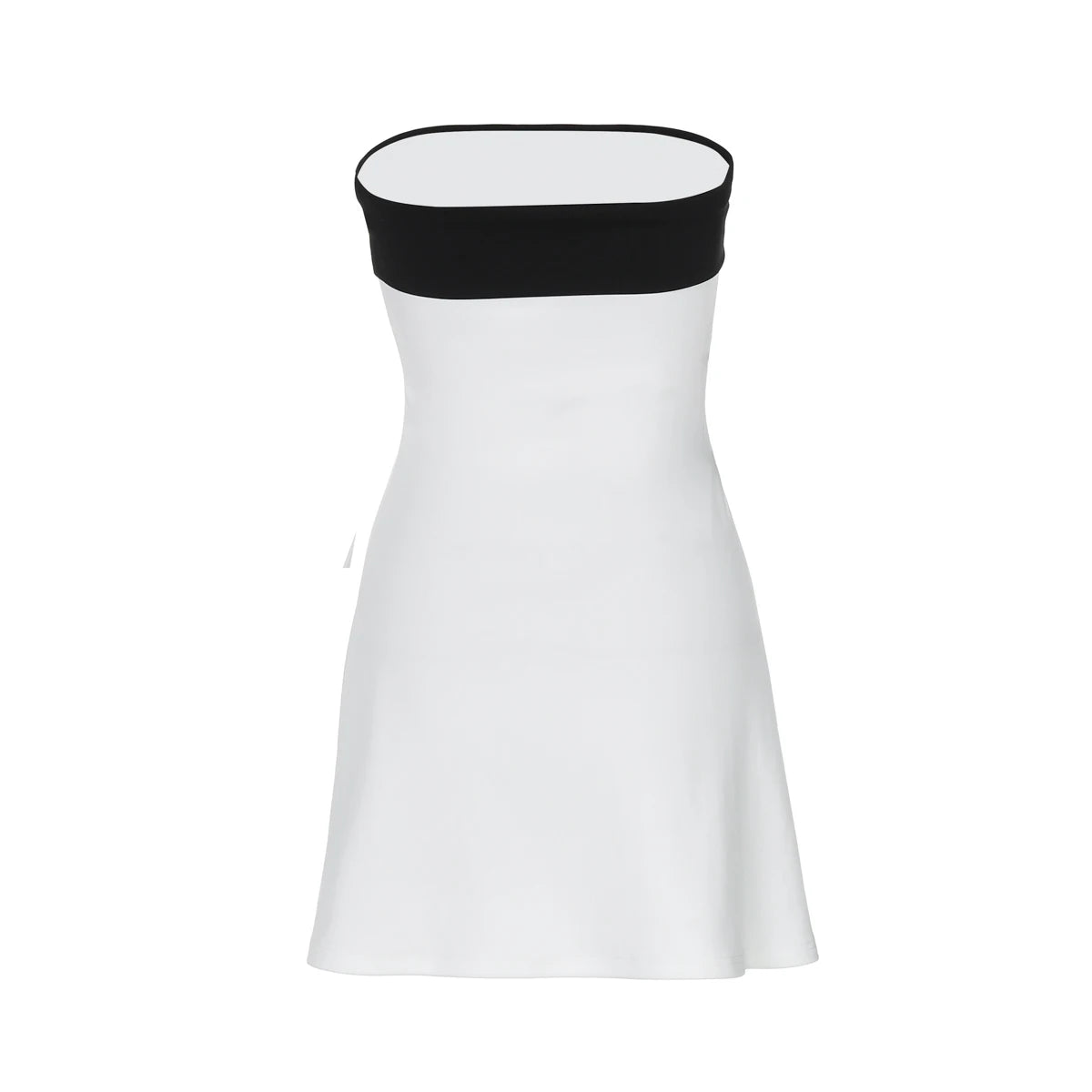 Women's Strapless Patchwork Mini Dress™ Elegant Bodycon Mini Dress