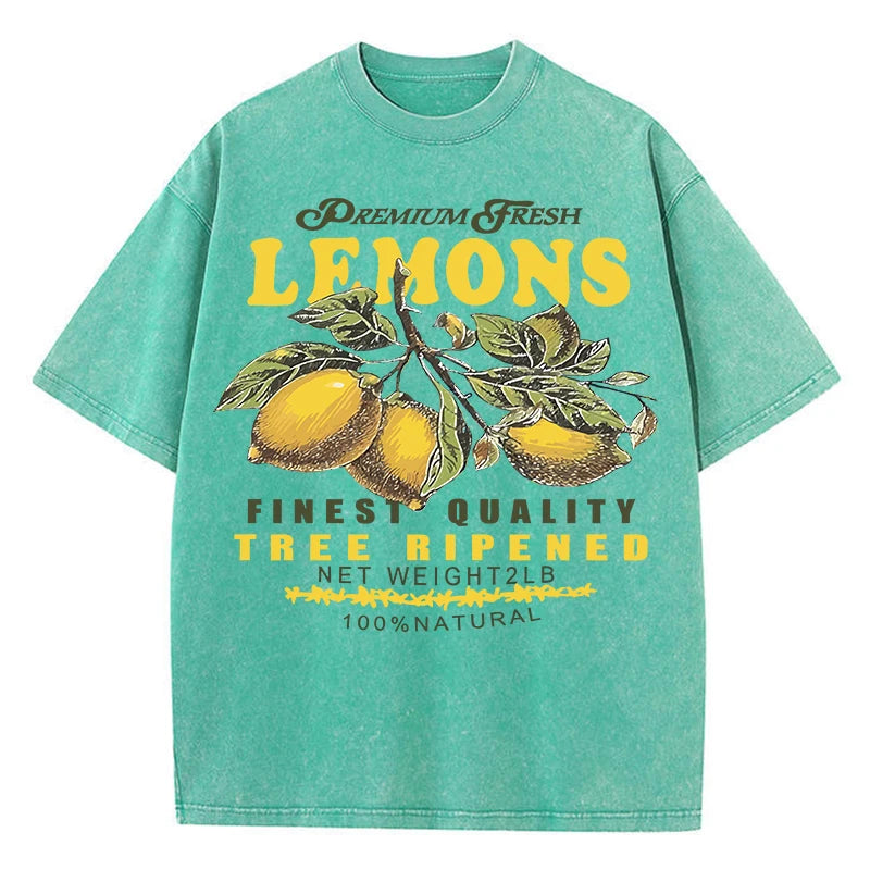 Women's Fruit Print T-Shirts™ Y2K Short Sleeve Loose Cotton Tees
