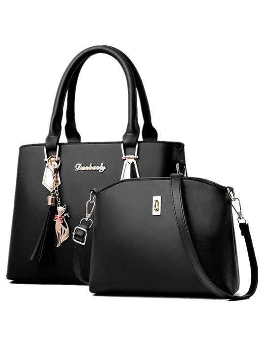 Women's handbag™ shoulder bag messenger and mother bag two bag set