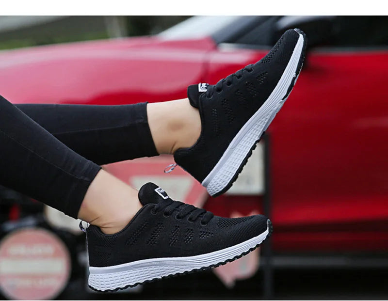 Women's Sneakers™ Breathable Walking Mesh Flat Shoes Sneakers