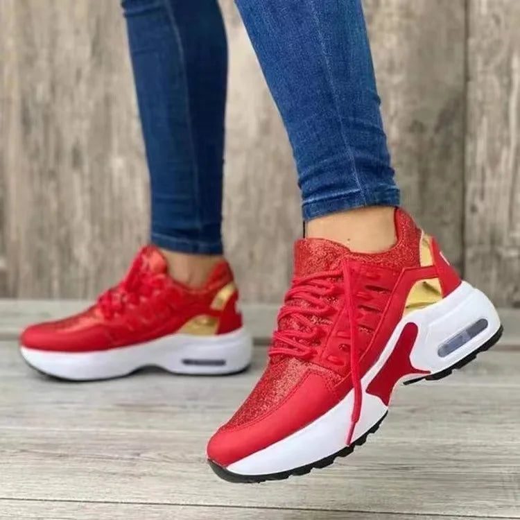 Women's Mesh Breathable Running Sneakers™ Vulcanize Platform Casual Chunky Shoes
