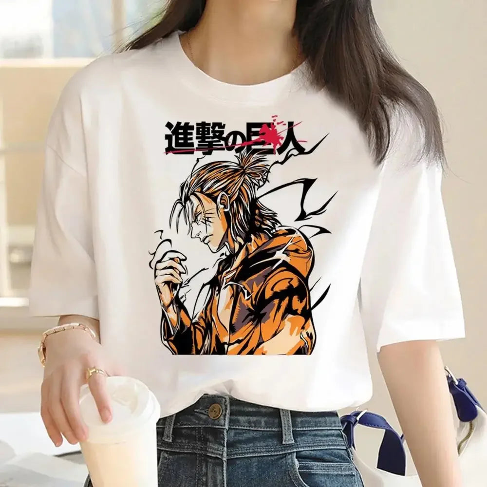 Women's T-Shirt™ Japanese Anime Attack on Titan Graphic Print Harajuku Short Sleeve Plus Size T Shirt