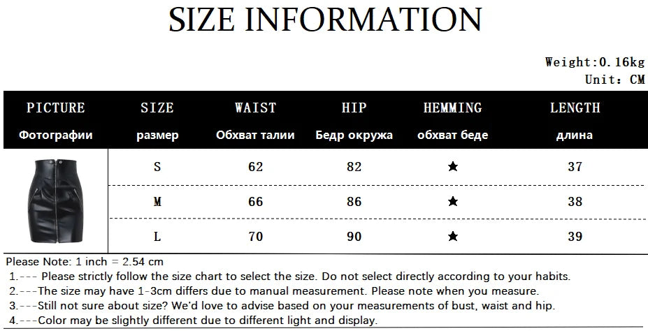 Women's PU Leather Skirt™ Y2K PU Casual Chic Multi Zip Fashion Slim Hip Skirts