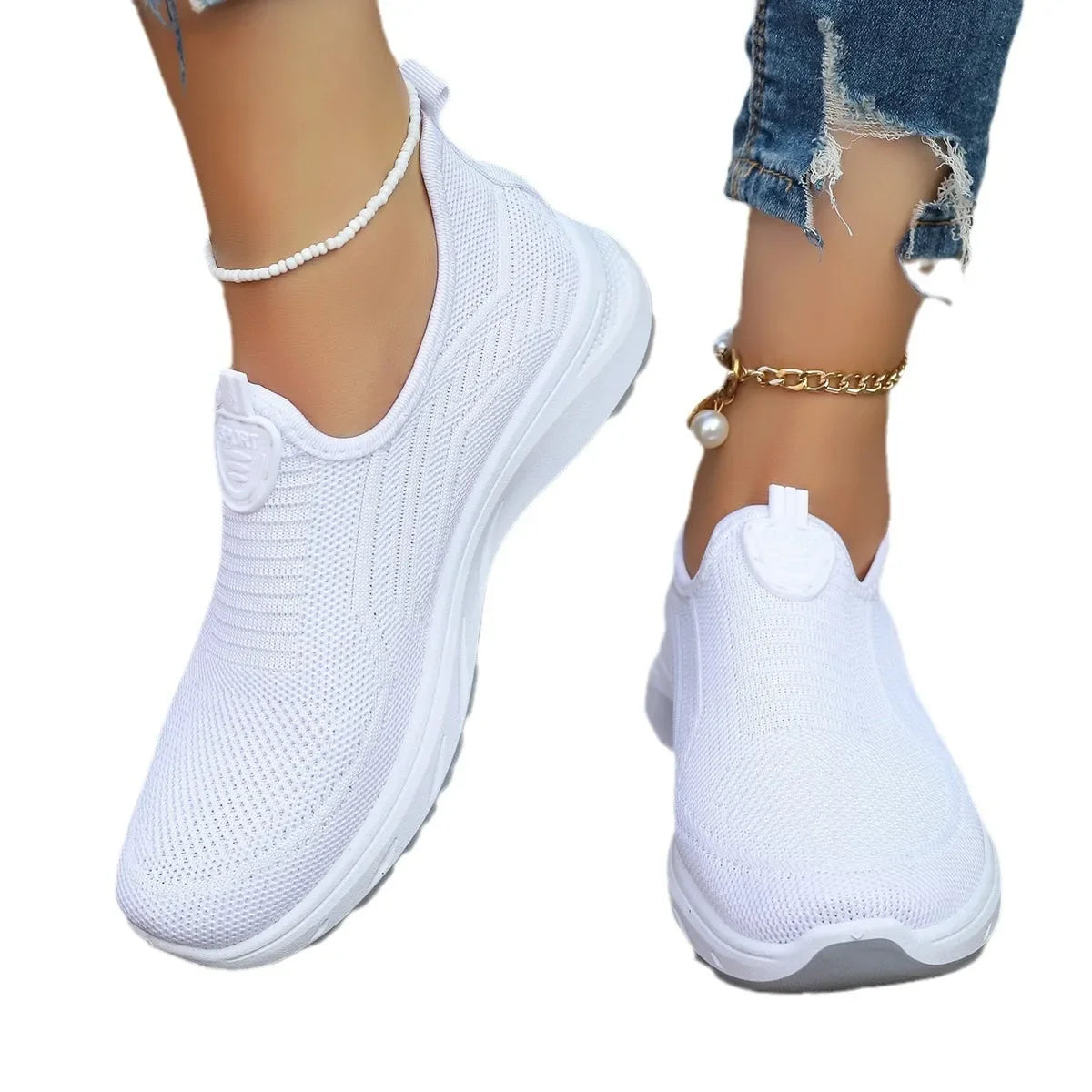 Women's Sneakers™ Lightweight Breathable Flats Slip on Casual Shoes