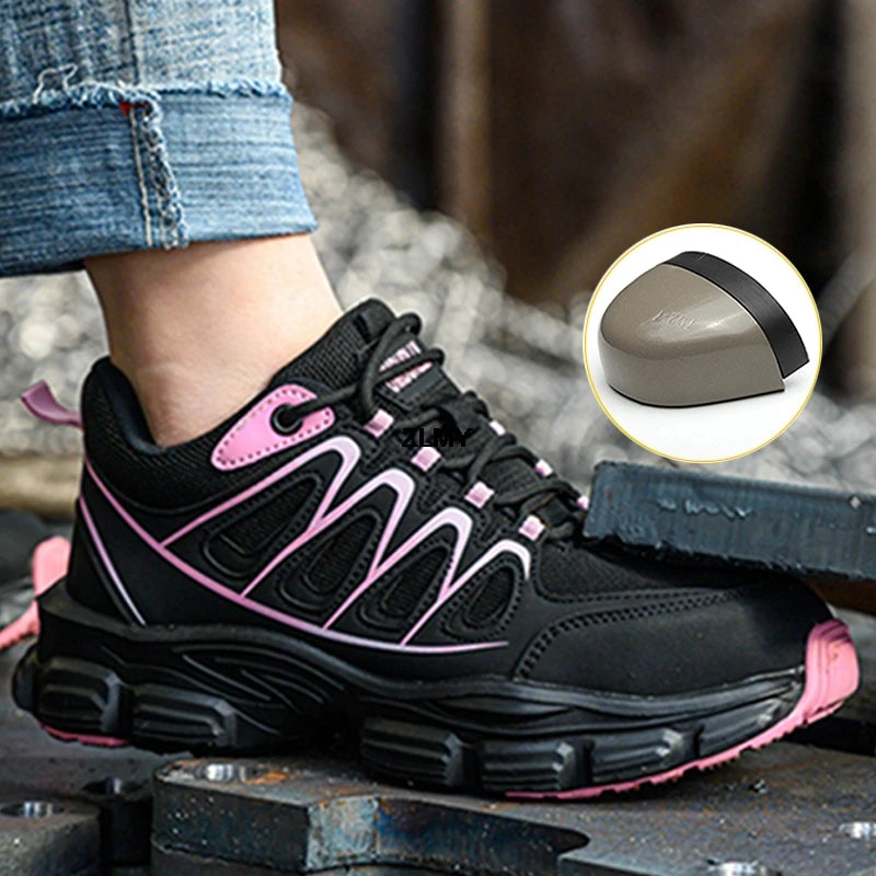 ZLMY Women's Safety Shoes™ Breathable Steel Toe Puncture Proof Sneakers