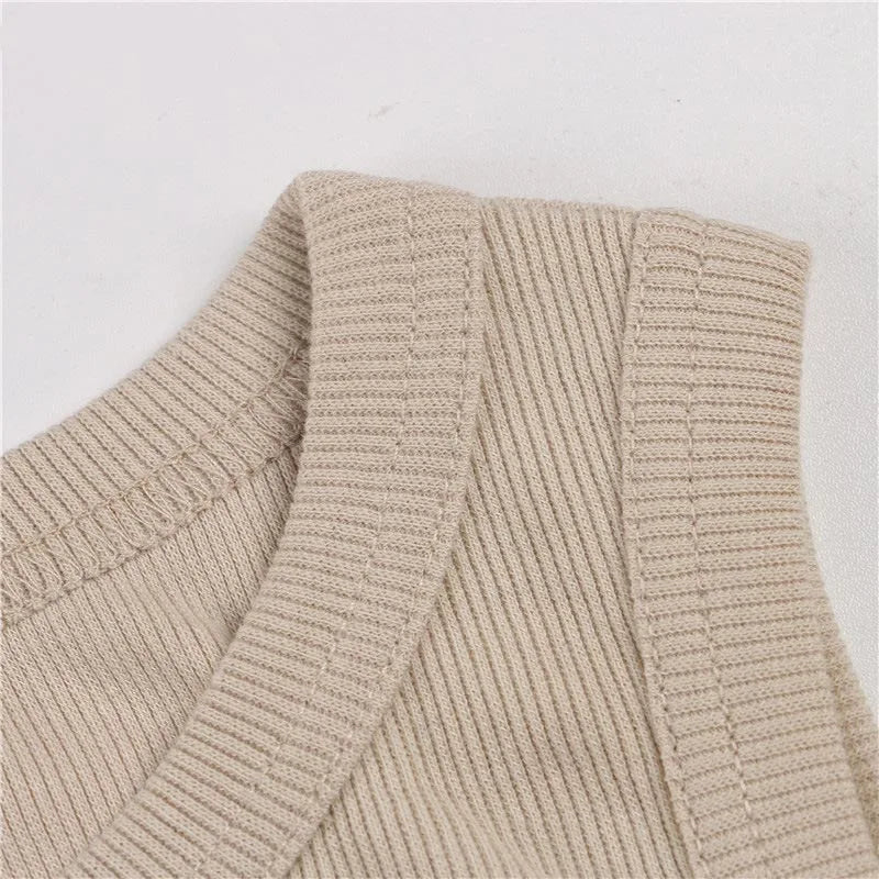 Women's Shirt™ Ribbed Knitted Summer Off Shoulder Tank Top