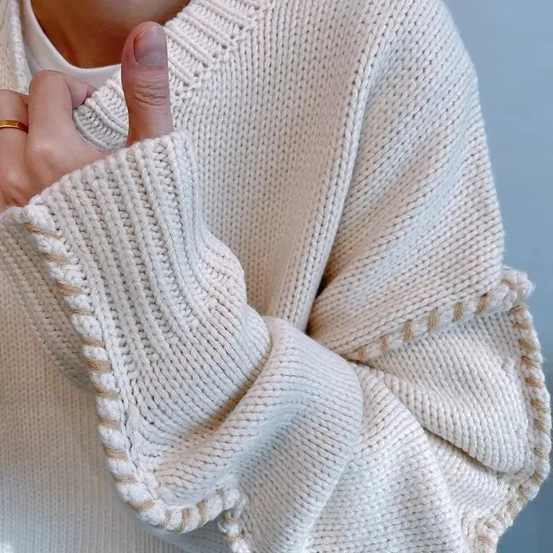 Men's Knitted Sweater™ Casual Versatile Long Sleeve round Neck Thick Sweater