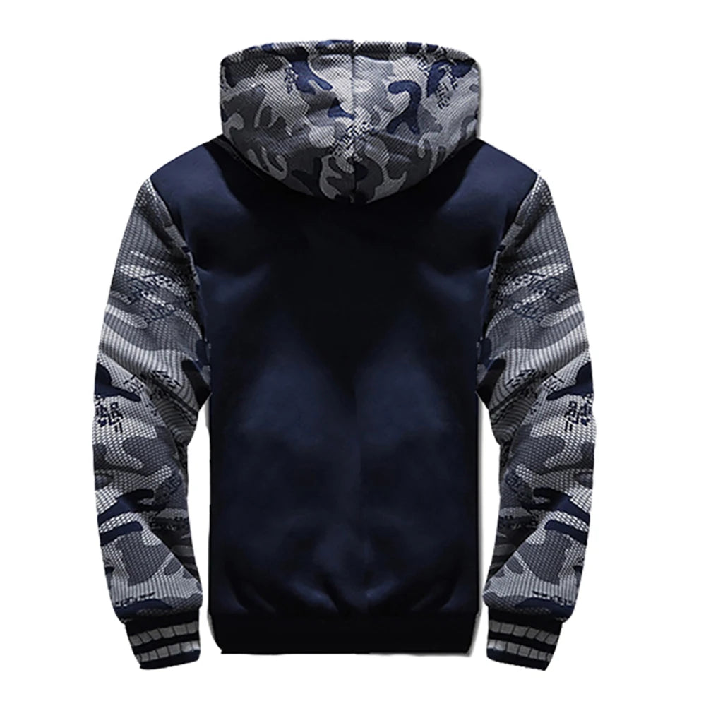 Men's Camouflage Jacket™ Casual Hoodies Long Sleeve Thicken Fleece Winter Jackets