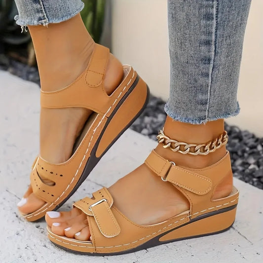 Women's Open Toe Sandals™ Summer Softs Wedge Buckle Orthopedic Sandals