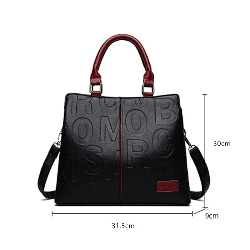 Women's  PU Leather Handbags™  Ladies Luxury Tote Handbag