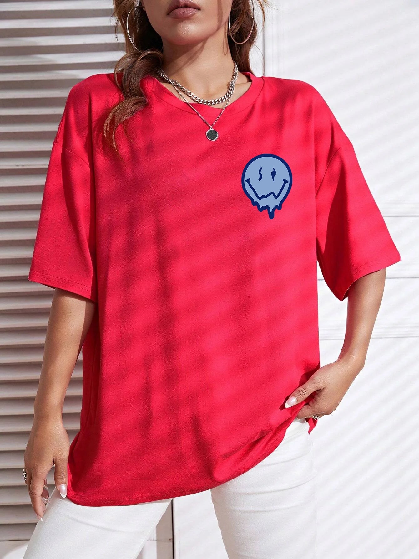 Women's Letter Printed Women T-Shirts™ Loose Oversized Casual Short Sleeves Tees