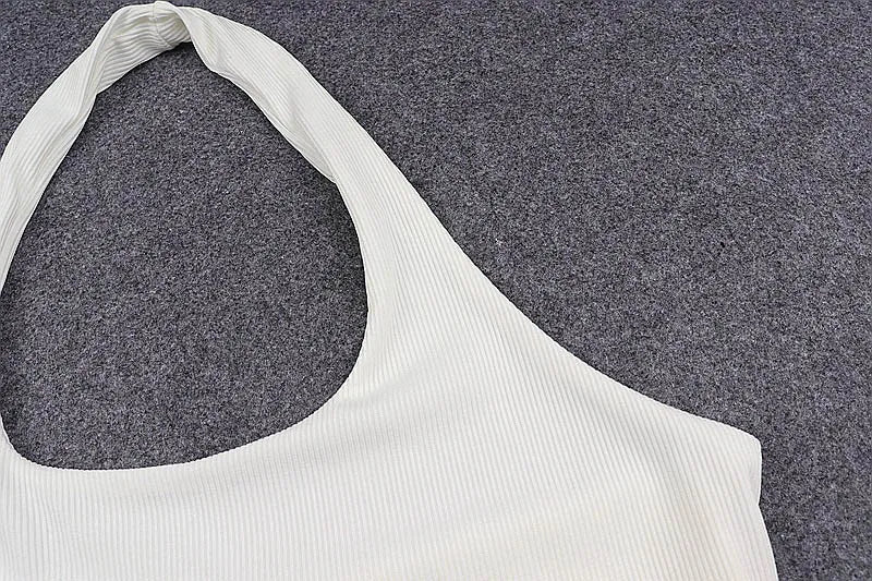 Women's Shirt™ Backless Ribbed Knit Tank Tops