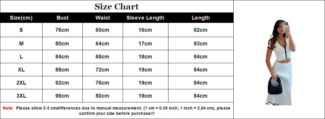 Women's Long Skirt Suit™ Summer Short Sleeve V-neck crop top elegant dress