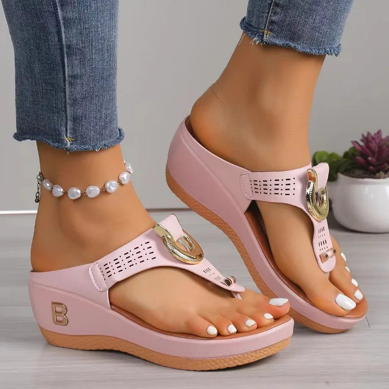 Women's Slippers™ Wedges Causal Platform Beach Slippers