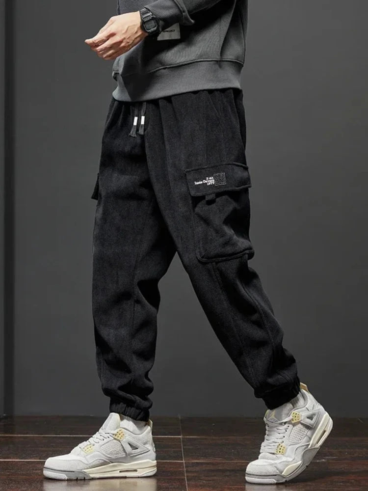 Men's Elastic Waist Jogging™ Spring Autumn New Style Stretch Straight Drawstring Pants