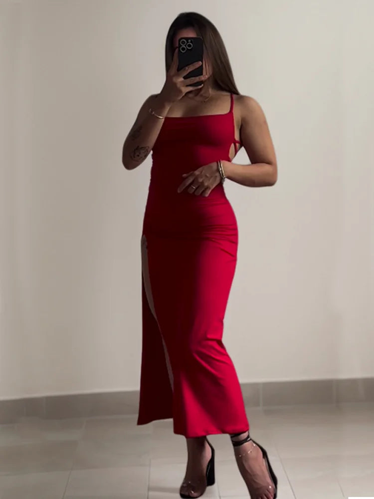 Women' Summer Sheath Dress™ Halter Strap Bag Hip Dress