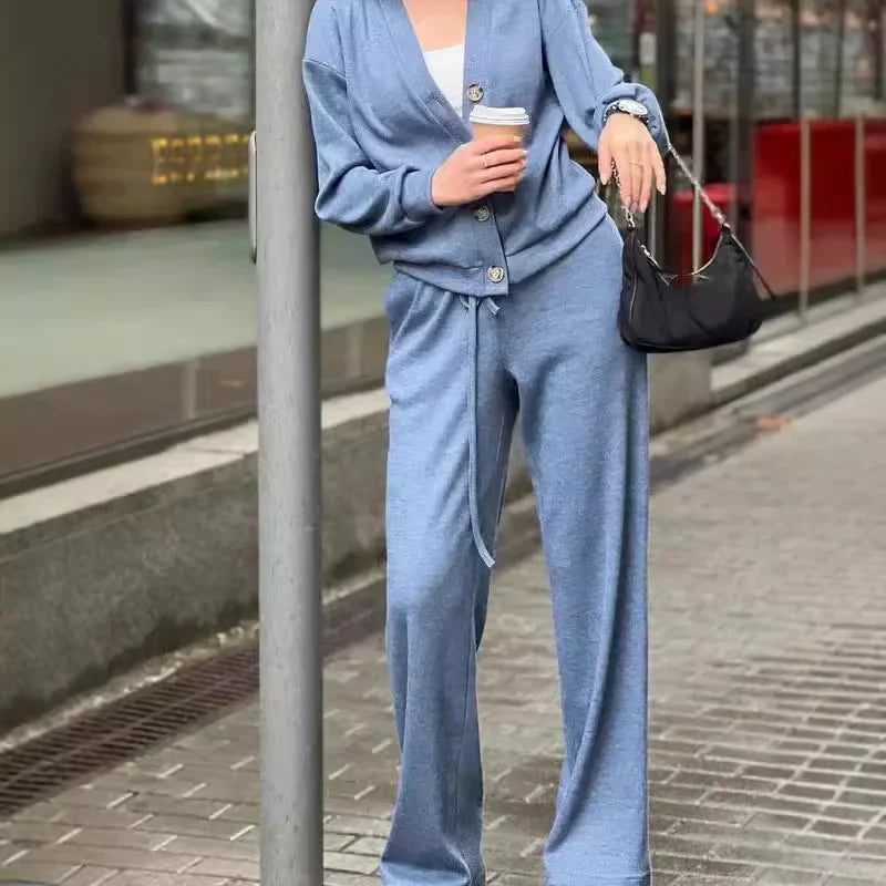 Women's Comfortable Sporty Set™ Casual Jacket Open Cardigan + Long Pants Set