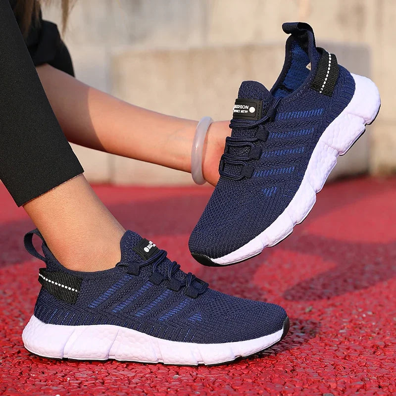 Women's Breathable Mesh Fabric Sneakers™ Lightweight Casual Versatile Flat Shoes