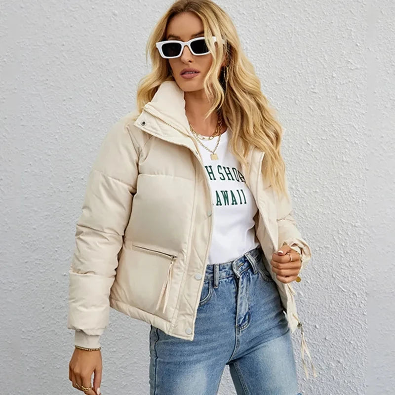 Women's Cotton Jacket™ Short Korean Collar Parkas jackets
