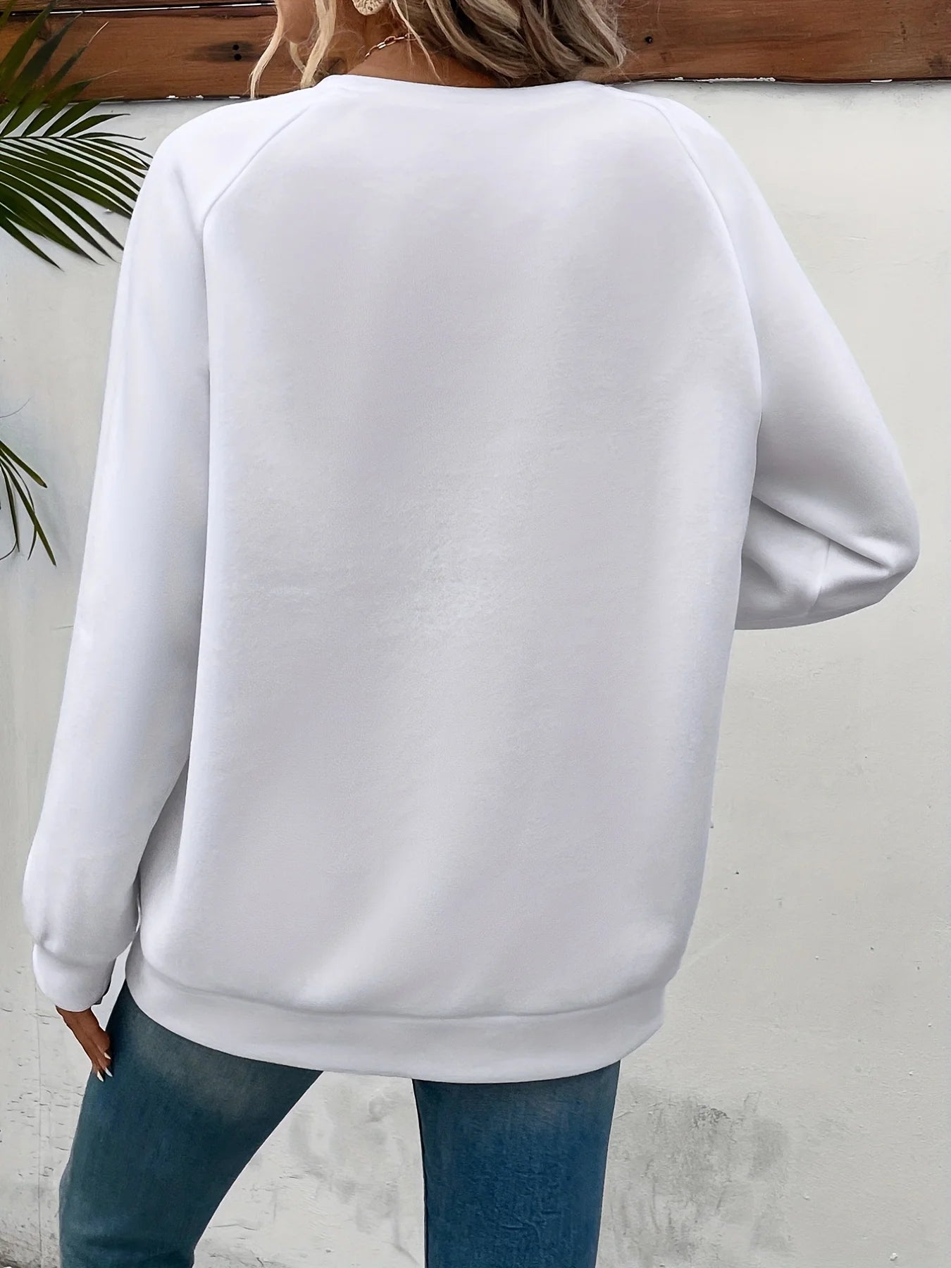 Women's Letter Printed Sweatshirts™ Long Sleeves Crewneck Warm Pullovers Clothing