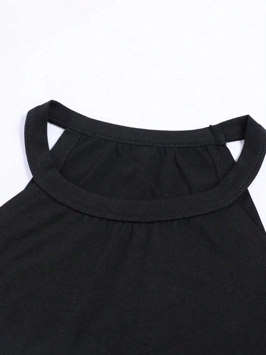 Women's Summer Sleeveless Halter T-Shirts™ Crew Neck Workout Tank Tops