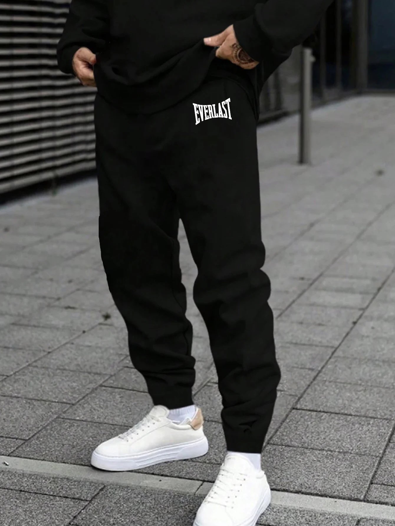 Men's Tracksuit™ Print Sweatshirt and Sweatpants Sportswear Clothing