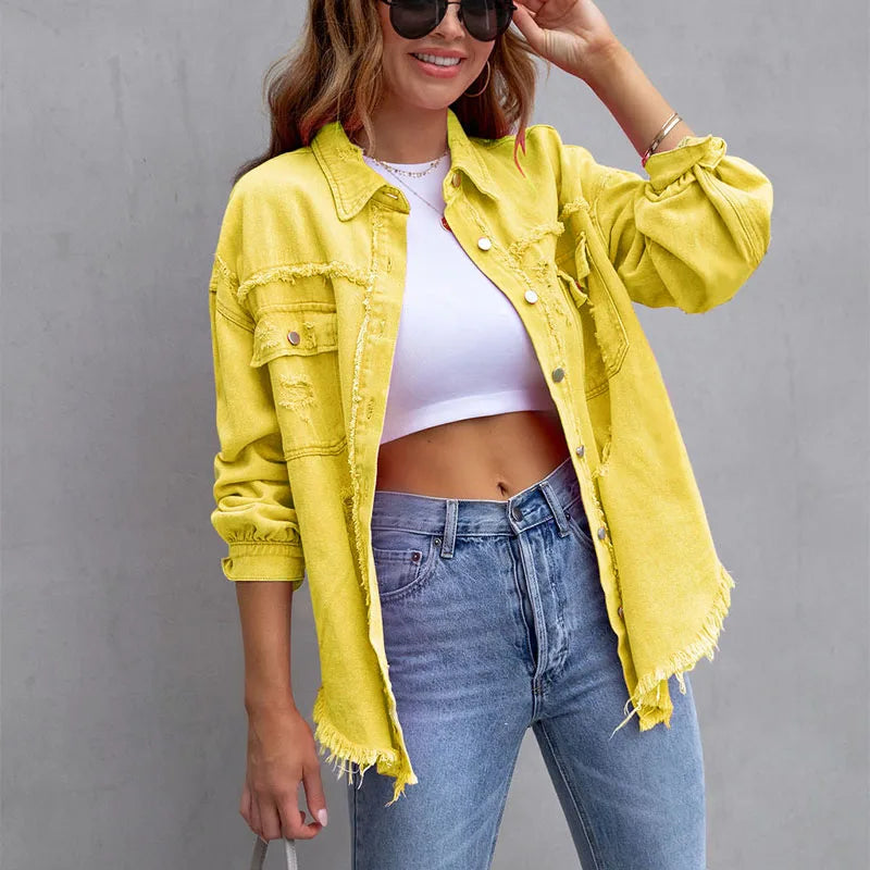 Women's Denim Shirts™ Vintage Oversized Loose Shirt