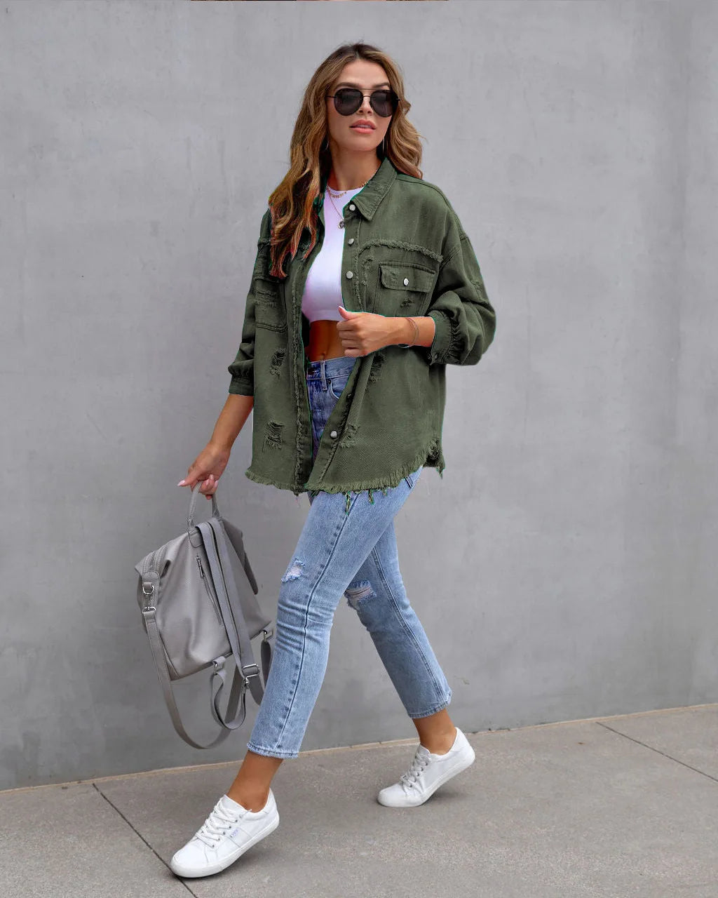 Women's Denim Shirts™ Vintage Oversized Loose Shirt