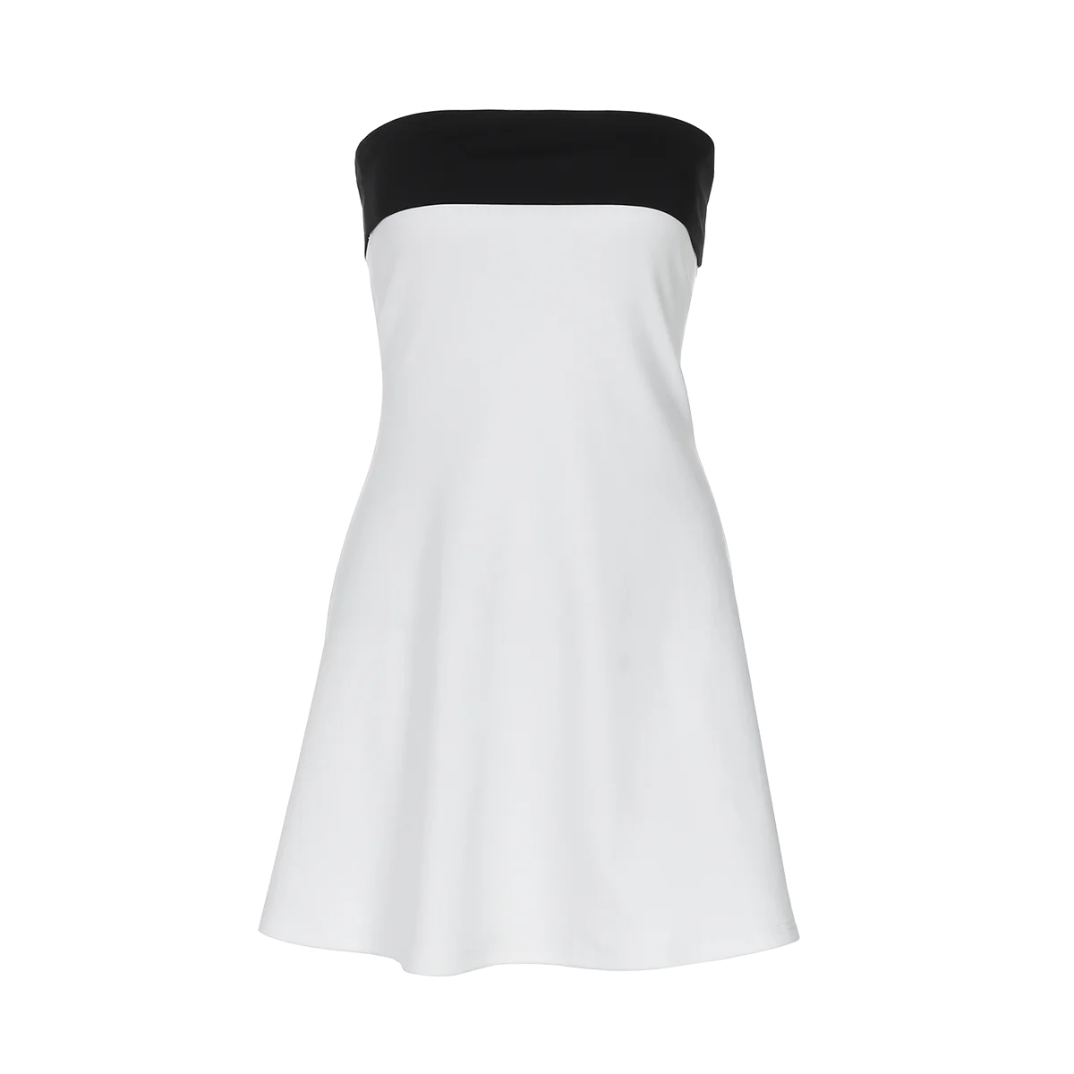 Women's Strapless Patchwork Mini Dress™ Elegant Bodycon Mini Dress