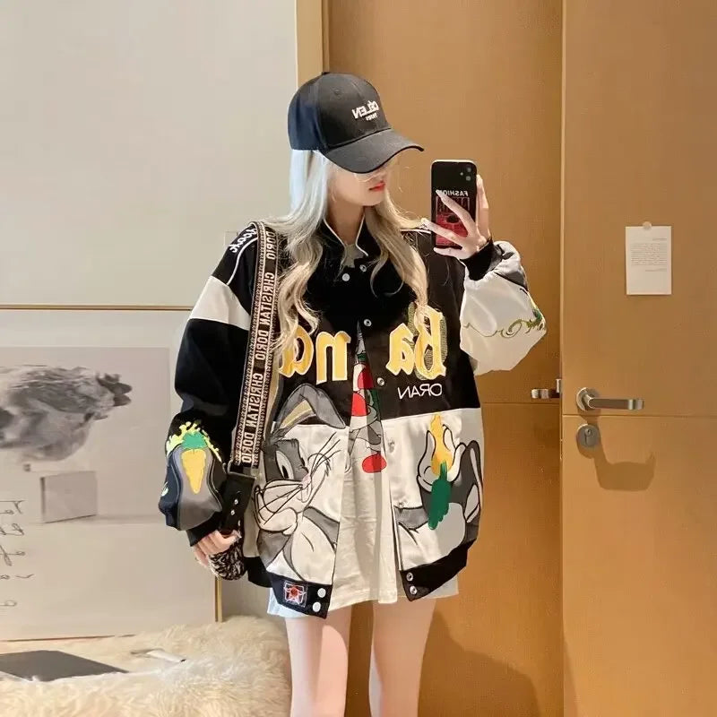 Women's Cross-border Jacket™ Loose Fit Hip Hop Top Jacket