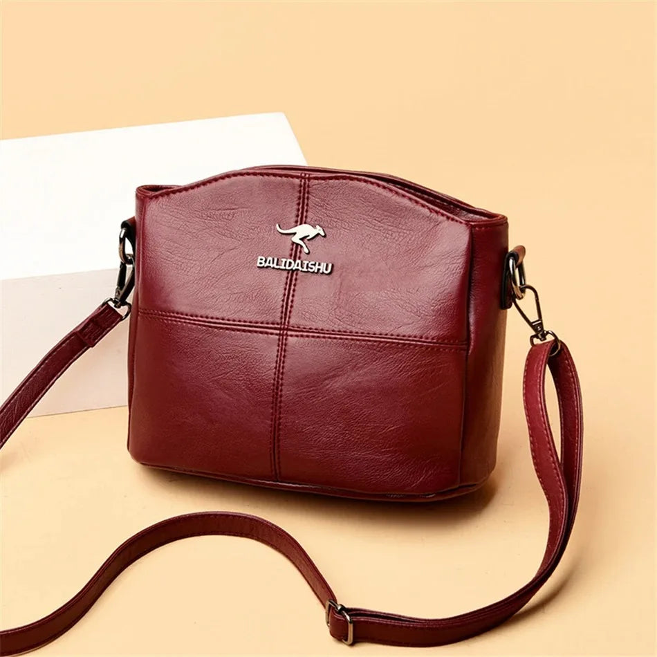 Women's Leather Luxury Handbags™ Ladies Shoulder Crossbody Sac & Messenger Tote Handbag