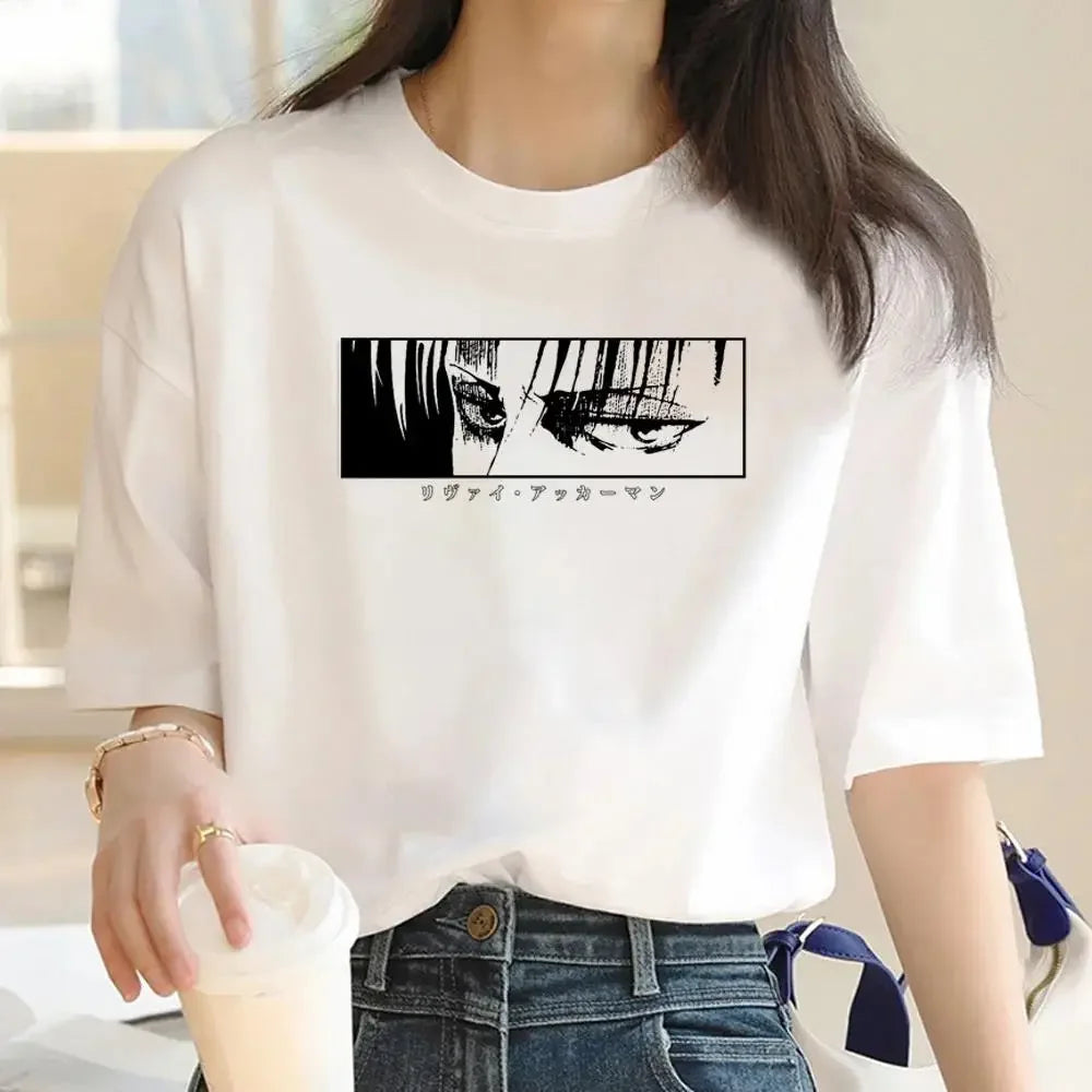 Women's T-Shirt™ Japanese Anime Attack on Titan Graphic Print Harajuku Short Sleeve Plus Size T Shirt