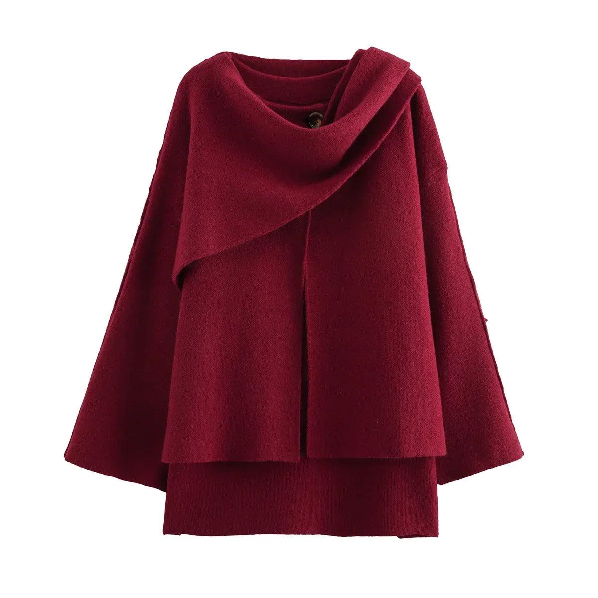 Women's Jacket™ Ladies Autumn Winter Casual Commuter Knitted Loose Oversize Scarf Jacket