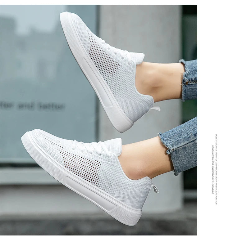 Women's breathable outdoor shoes™ summer mesh hollow casual sneakers