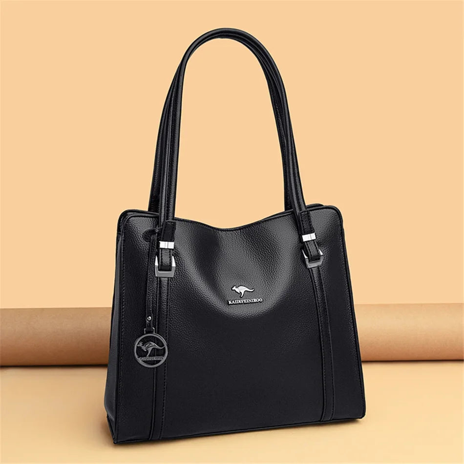 Women's Leather Luxury Handbags™ Ladies Shoulder Crossbody Sac & Messenger Tote Handbag