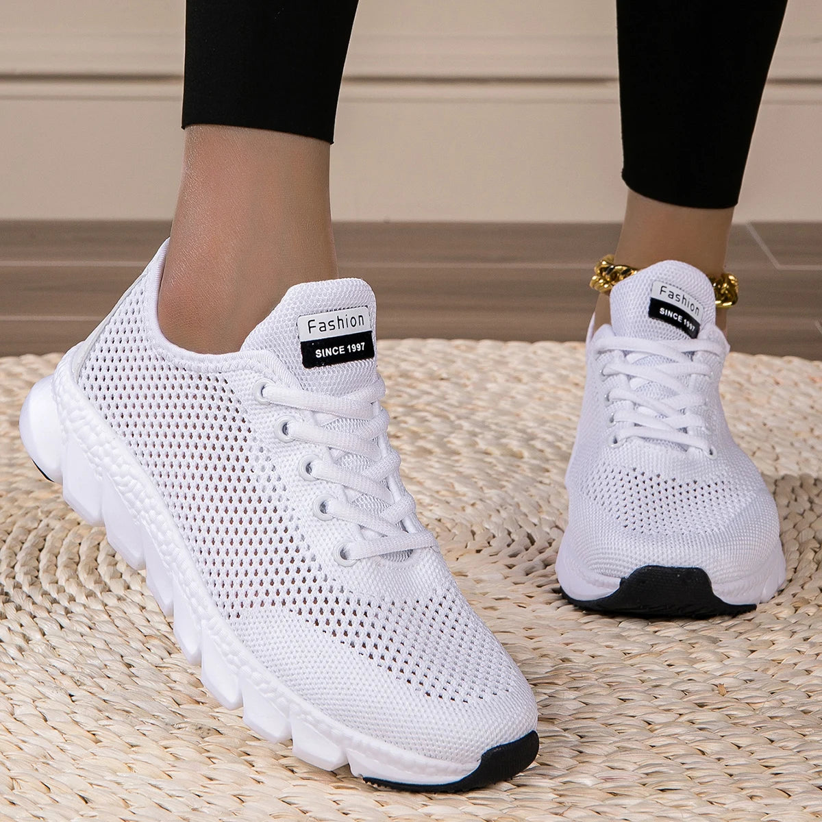 Women's New cross-border sneakers™ hollowed-out woven light shoes