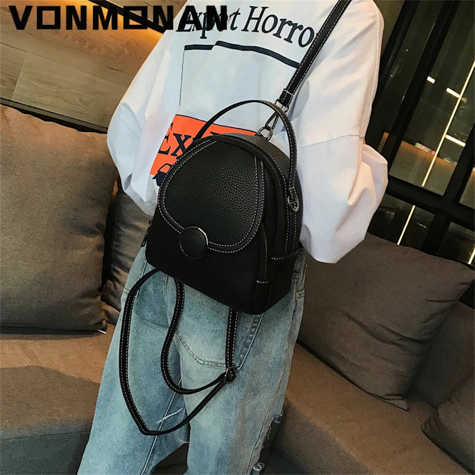Women's Backpack™ Mini Soft Touch Multi-Function  Shoulder Bag Girl
